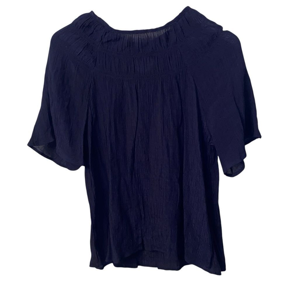 Navy Blue Lightweight Top